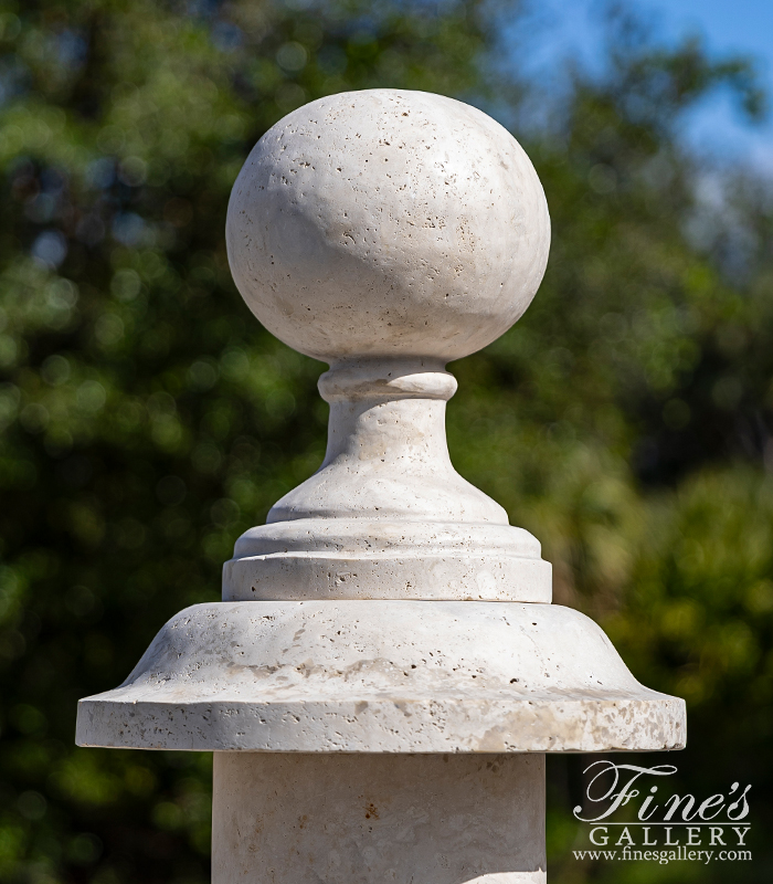 Marble Fountains  - Countryside Fountain From Italy, Italian Quarried Roman Travertine - MF-1905